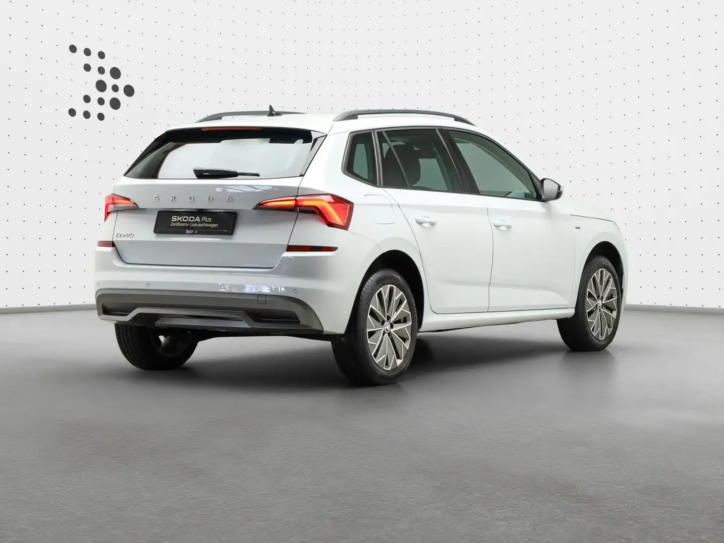 Skoda Kamiq 1.5 TSI DSG CLEVER*KESSY*LED*AHK*KLIMA*PDC Weiß - 2
