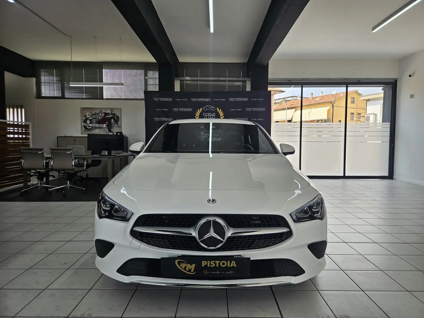 Mercedes-Benz CLA 200 Coupe d Sport auto Bianco - 2