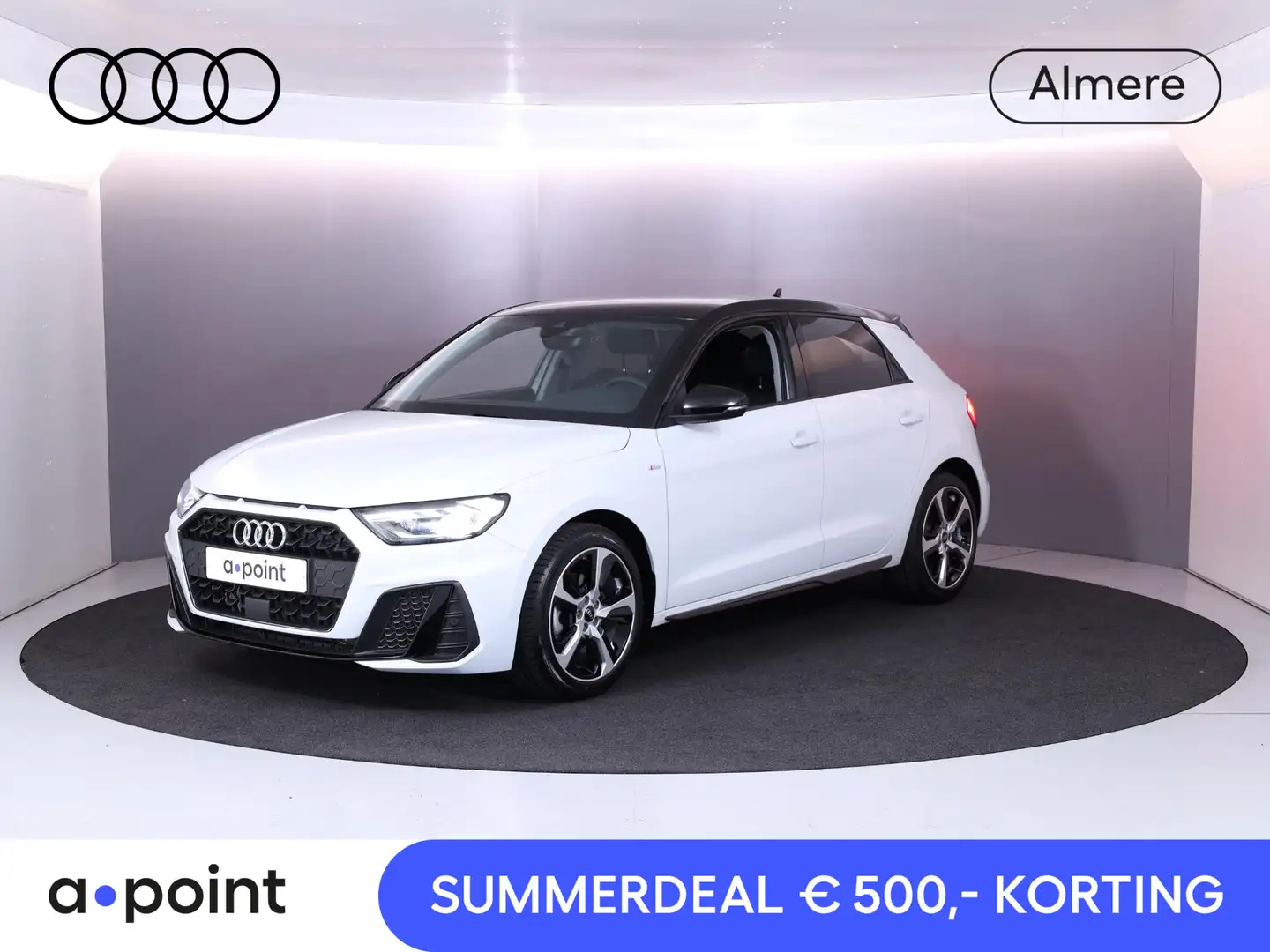 Audi A1 Sportback 30 TFSI S edition Private lease vanaf €5 Blanc - 1