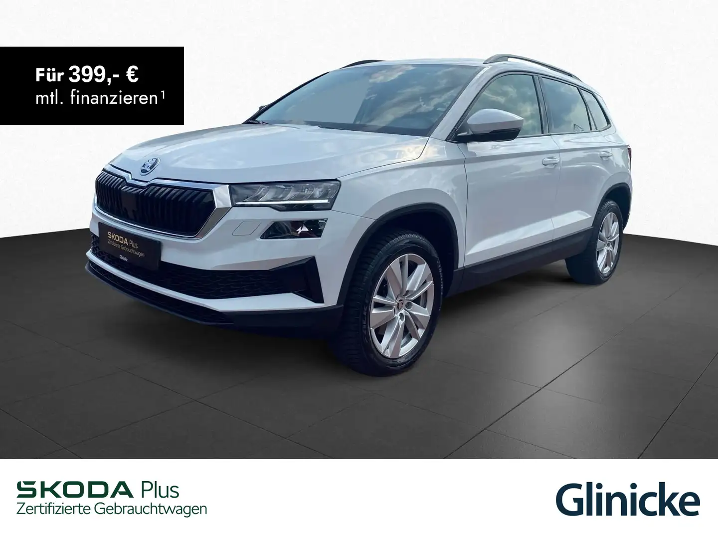 Skoda Karoq 1.5 TSI DSG Selection Klima LED Smart-Link Weiß - 1