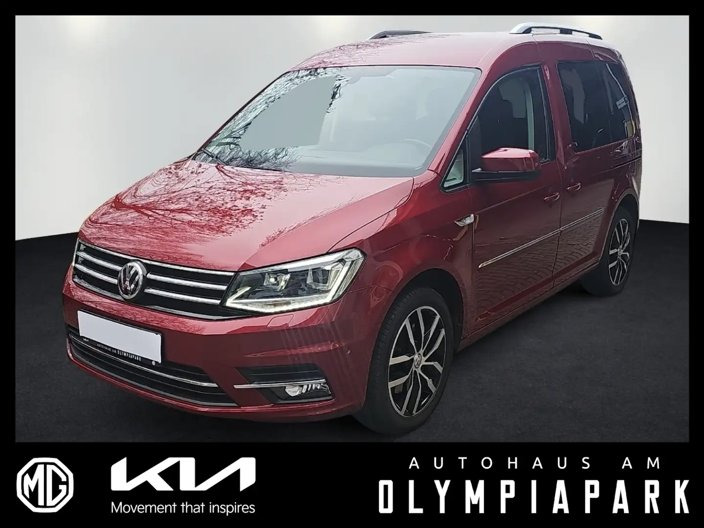 Volkswagen Caddy PKW 1.4 TSI BMT Highline ACC AHK Navi SHZ Червоний - 1