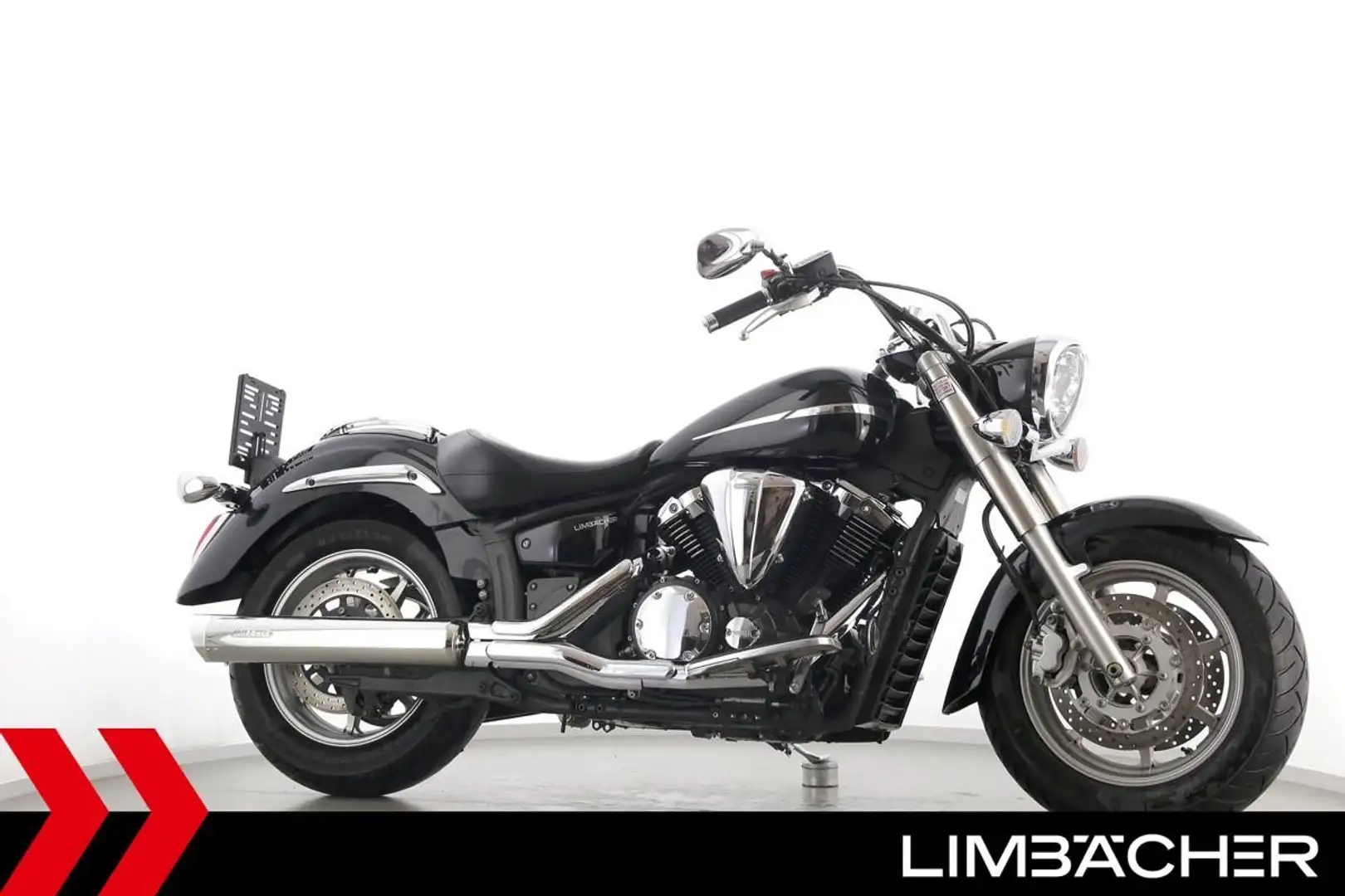 Yamaha XVS 1300 A MIDNIGHT STAR - Miller-Auspuff Schwarz - 1