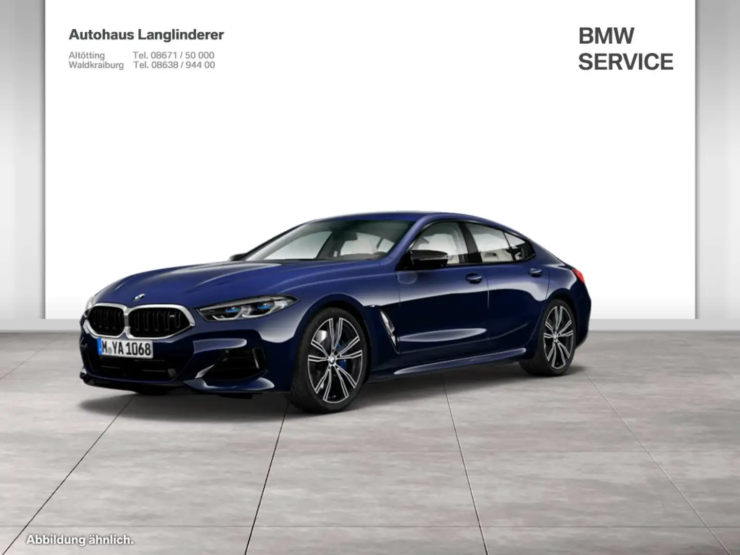 BMW M850 i xDrive GranCoupe NP150439,- Sitzbelüftg Glasappl Blu/Azzurro - 1