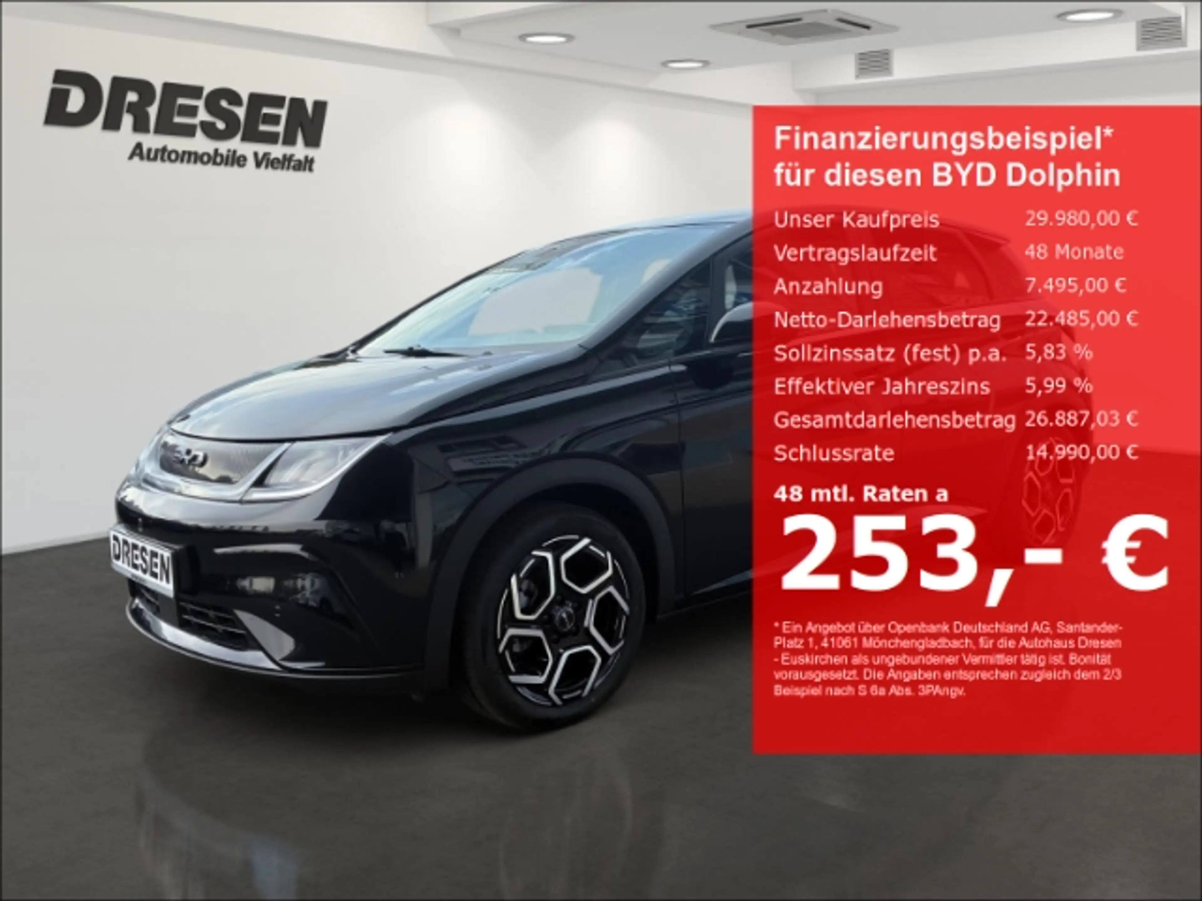 BYD Dolphin DMS 60,4 kWh Design 360 Grad/Panorama/Sitzheizung/