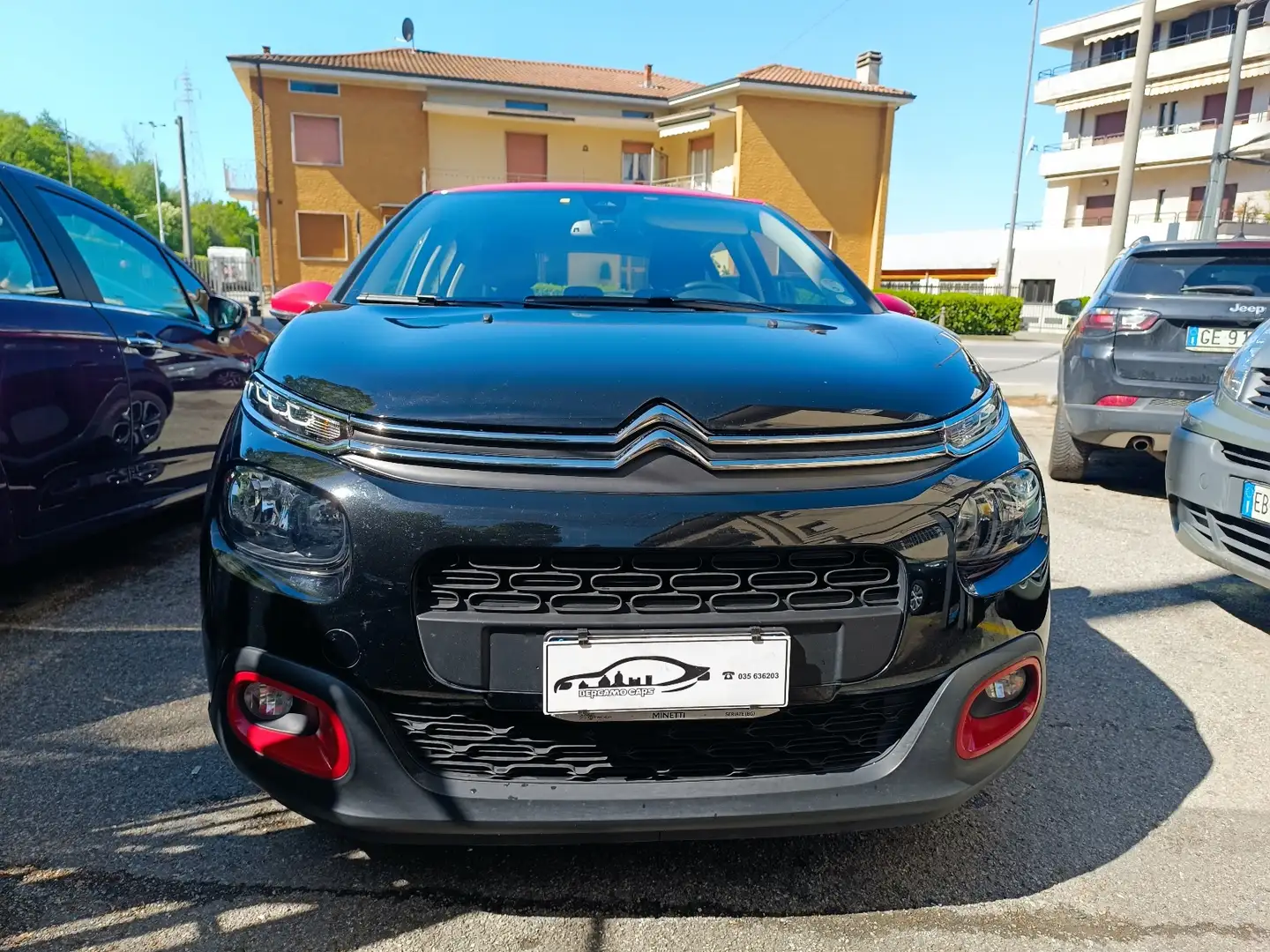 Citroen C3 C3 1.6 bluehdi Shine RETROCAMERA, SENSORI PARCH. Schwarz - 2