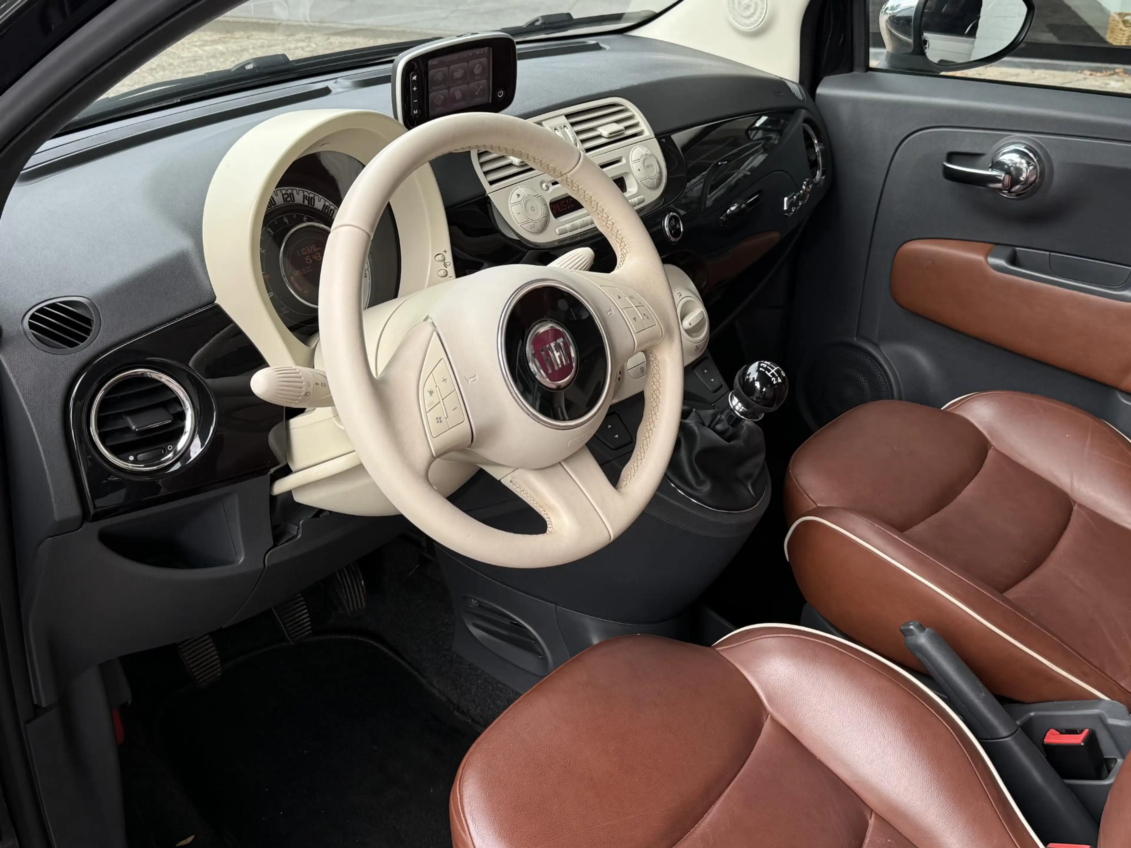 Fiat 500C 1.2 Lounge | AIRCO | LEDER | BLUETOOTH BELLEN | PA — photo 3