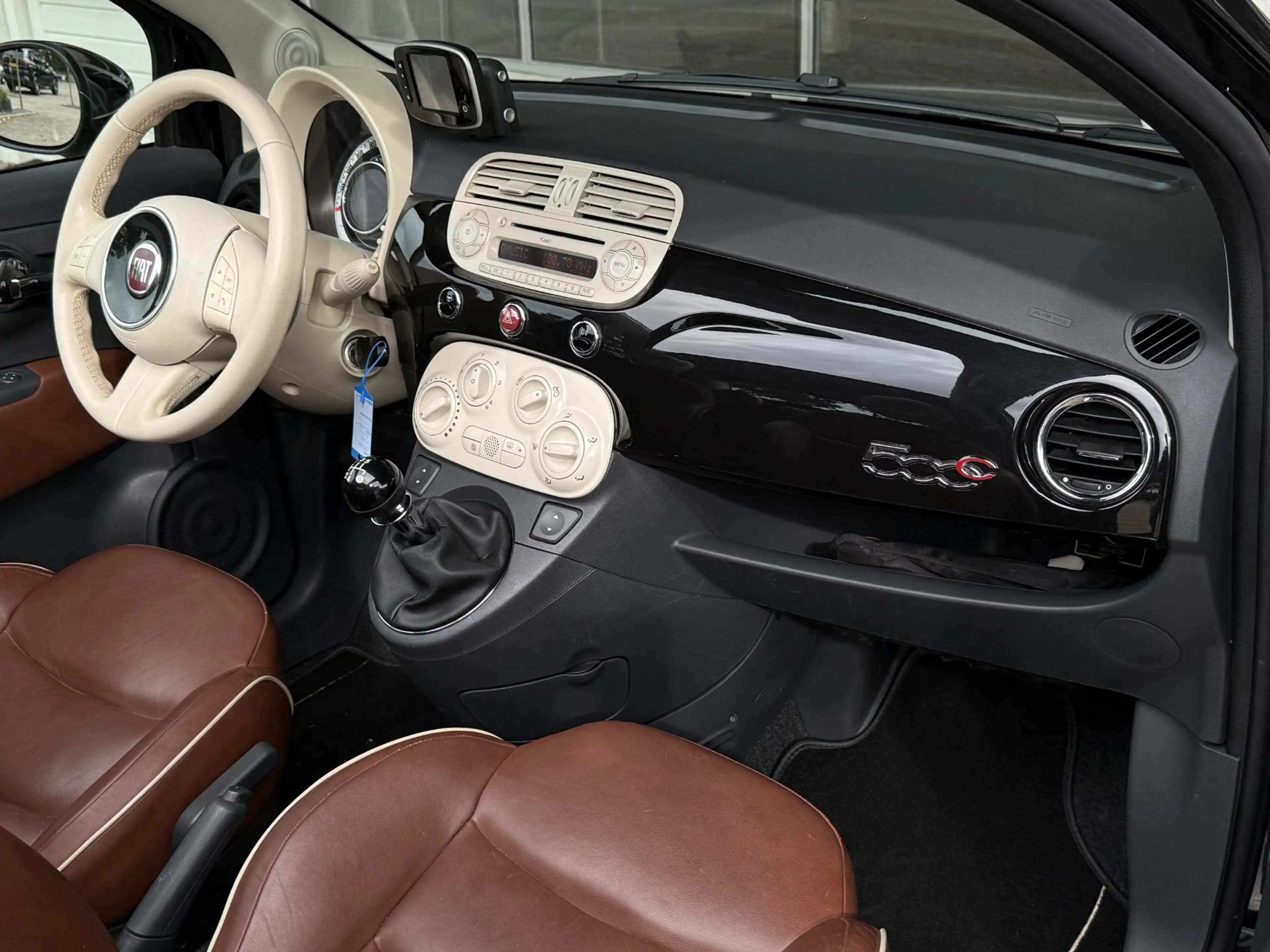 Fiat 500C 1.2 Lounge | AIRCO | LEDER | BLUETOOTH BELLEN | PA — photo 6