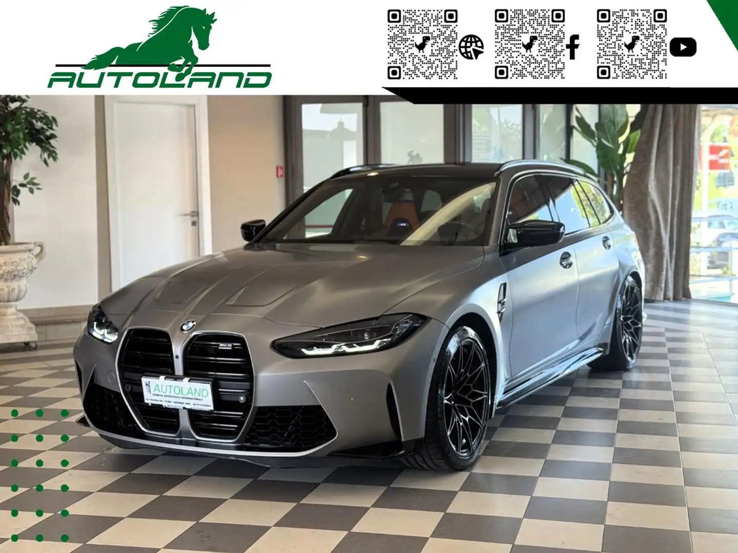 BMW M3 Touring Competition M xDrive 510CV Iva Esposta Grigio - 1