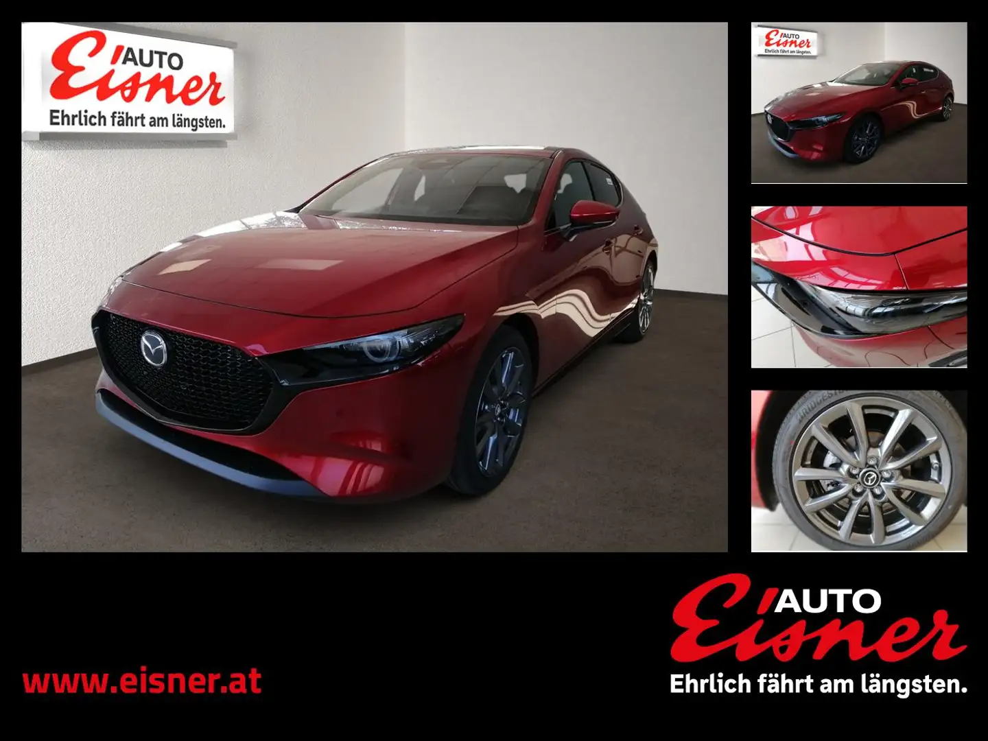 Mazda 3 G140 AT CENTRE-LINE/DESI TOP Preis Rot - 1
