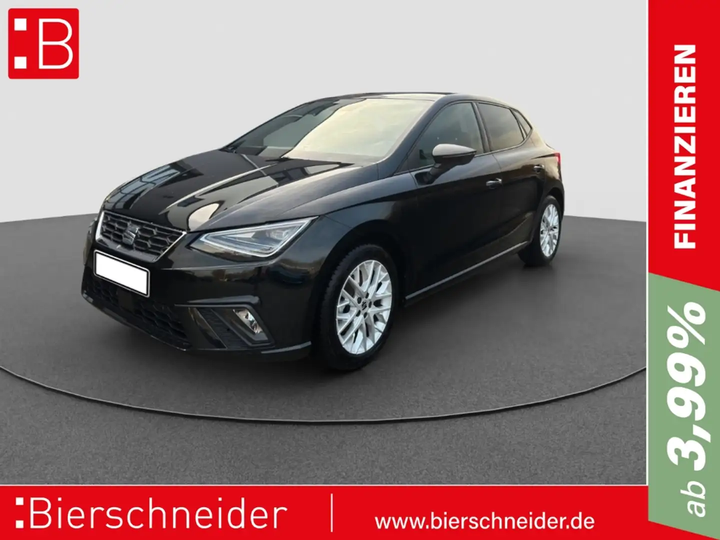 SEAT Ibiza 1.0 TSI DSG FR AB 161EUR NAVI REAR VIEW HZ Schwarz - 1