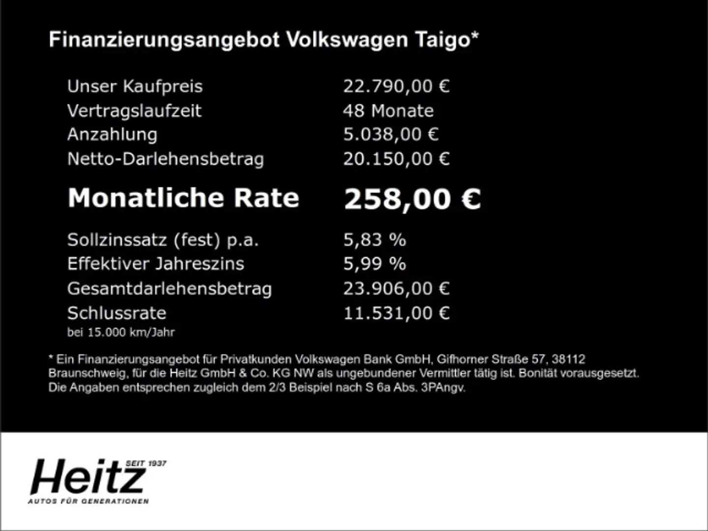 Volkswagen Taigo TSI Klima LED DAB SHZ Bluetooth Digi Cockpit Grau - 2