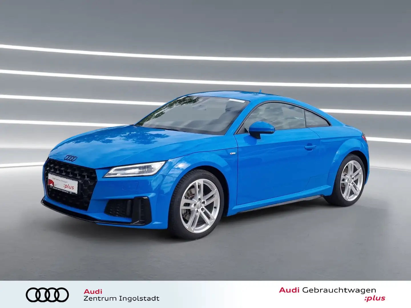 Audi TT Coupé 40 TFSI S line NAVI Optik-schwarz+ 18" Bleu - 2