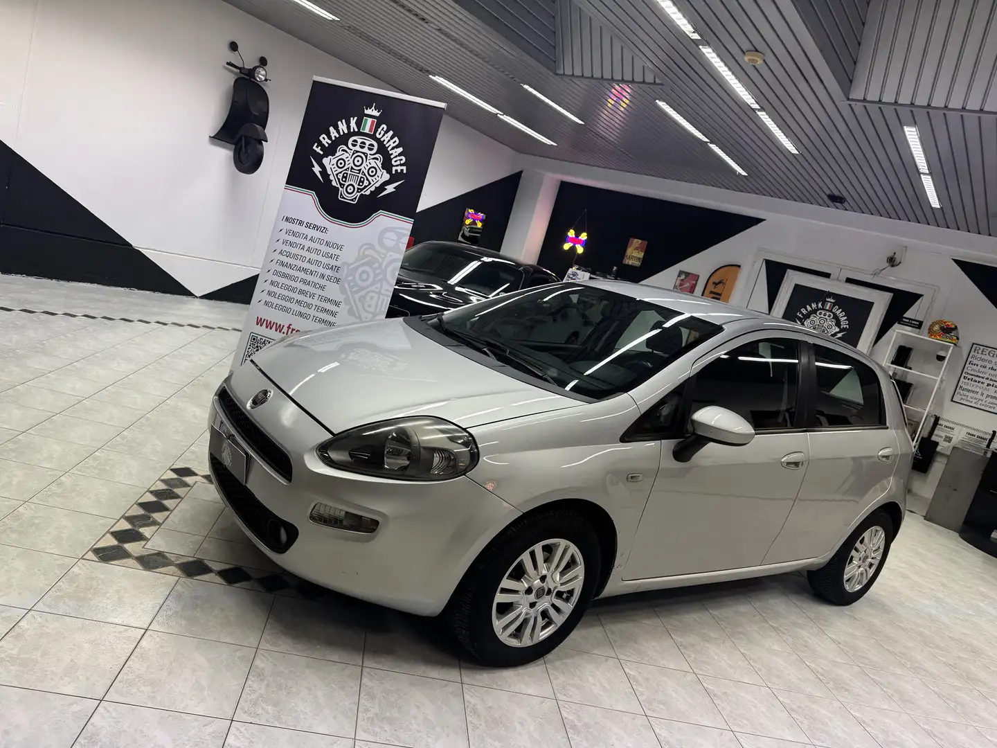 Fiat Grande Punto 5p 1.3mjt Actual s&s 75cvCATENA NUOVA,UNICO PROPRI Argent - 2