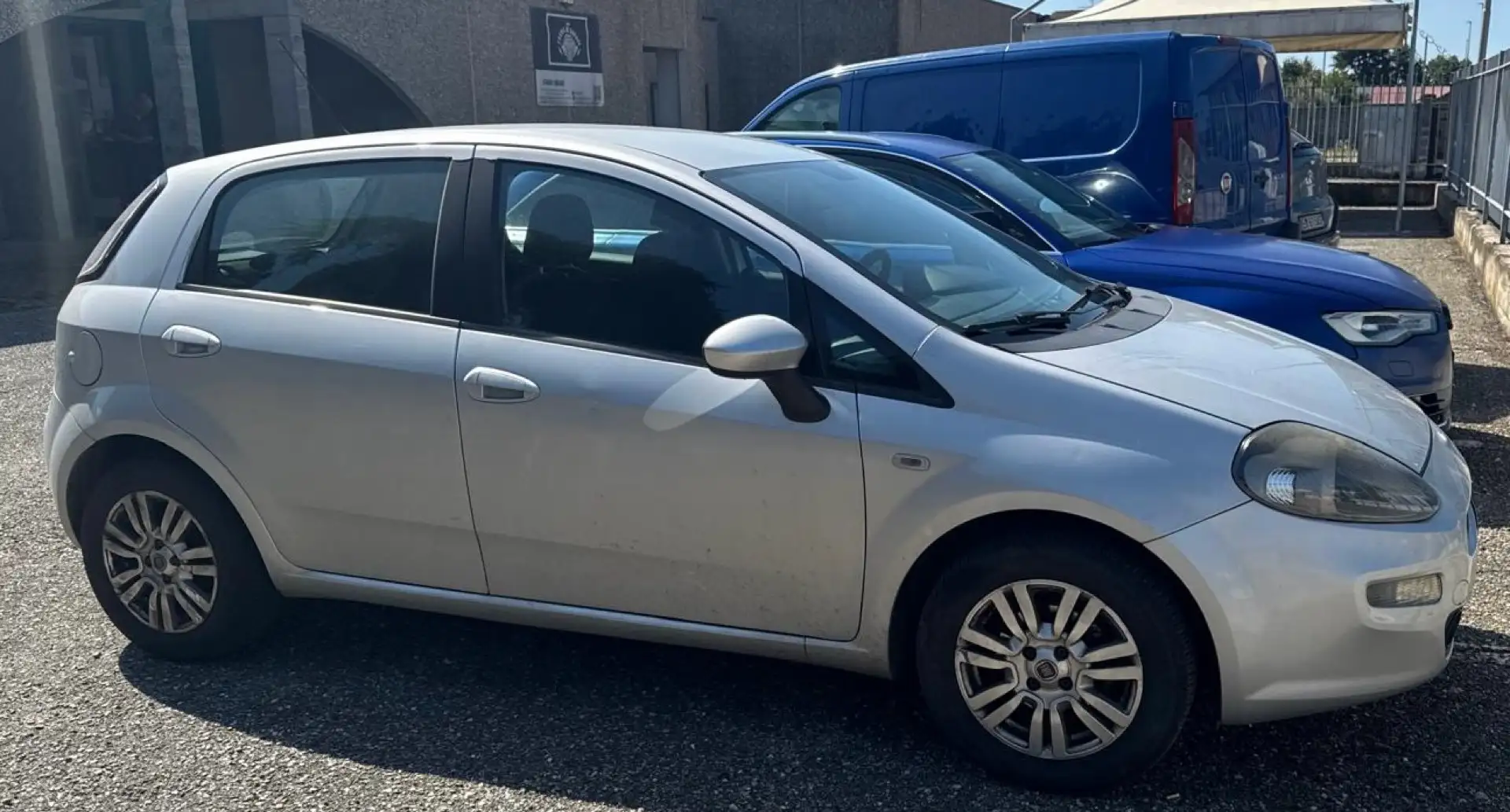 Fiat Grande Punto 5p 1.3mjt Actual s&s 75cvCATENA NUOVA,UNICO PROPRI Argent - 1