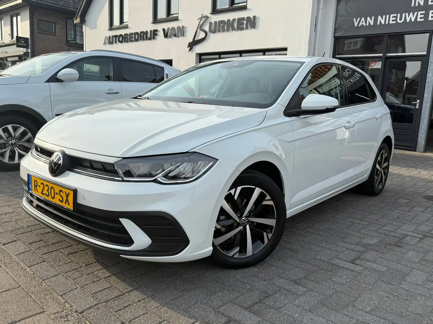Volkswagen Polo 1.0 TSI R-Line Business, Navigatie,Apple Carplay/A Wit - 1