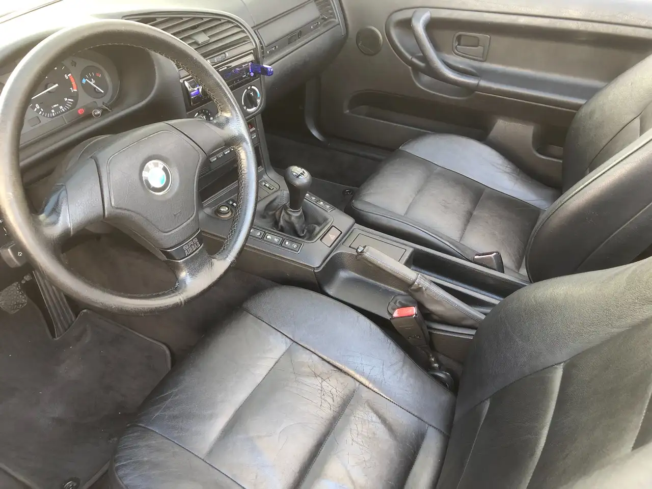 BMW 318i E36 Cabrio ele. Verdeck/Leder/LM+M&S, foto 12