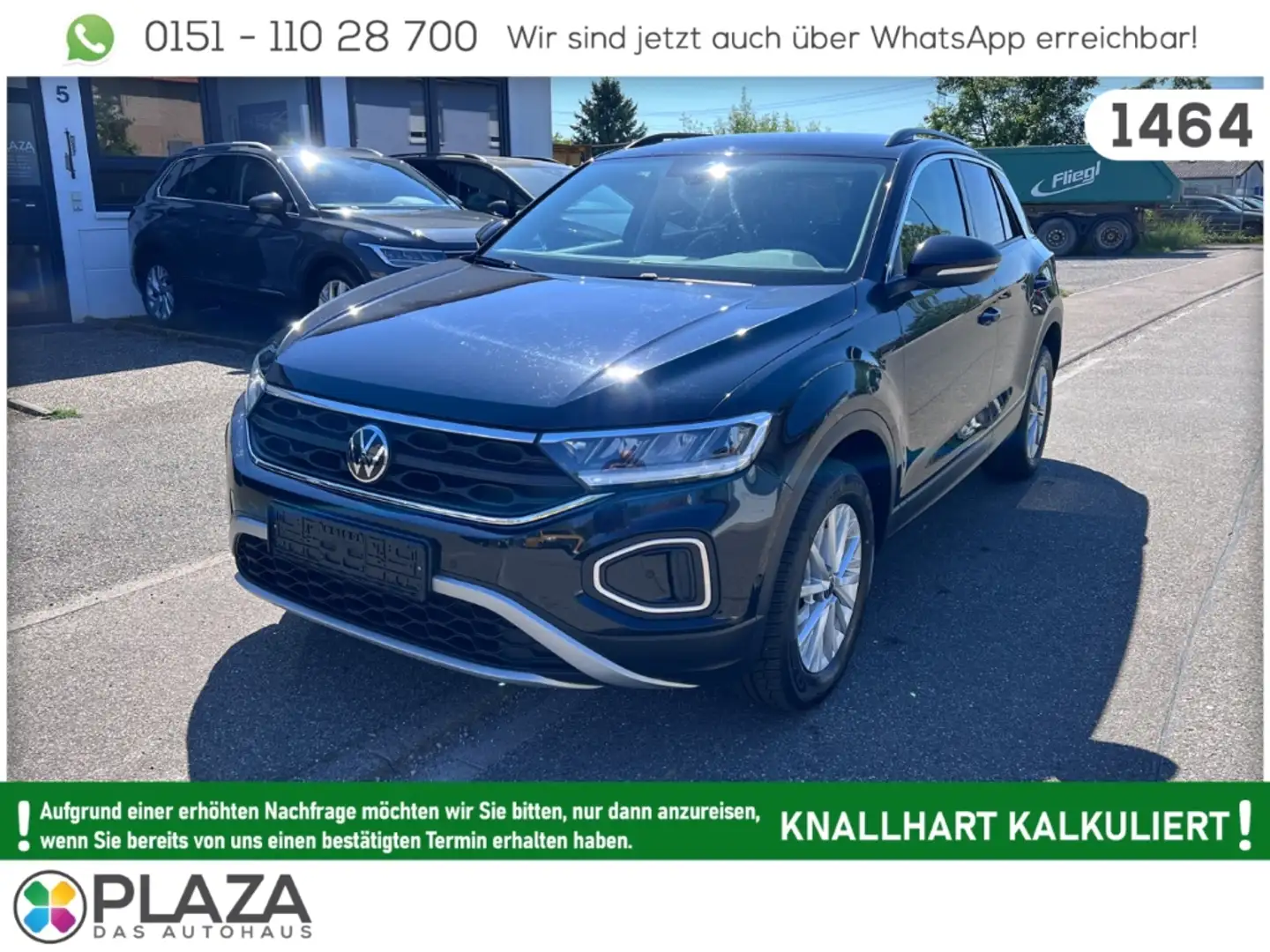 Volkswagen T-Roc 1.0TSI Life DC LED NAVI SHZ PDC DAB Schwarz - 1
