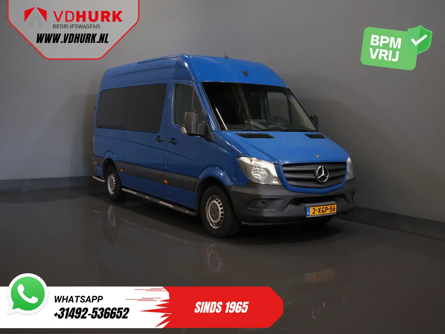 Mercedes-Benz Sprinter 213 2.2 CDI Aut. L2H2 €13.915,- Incl. BTW (BPM VRI Bleu - 1