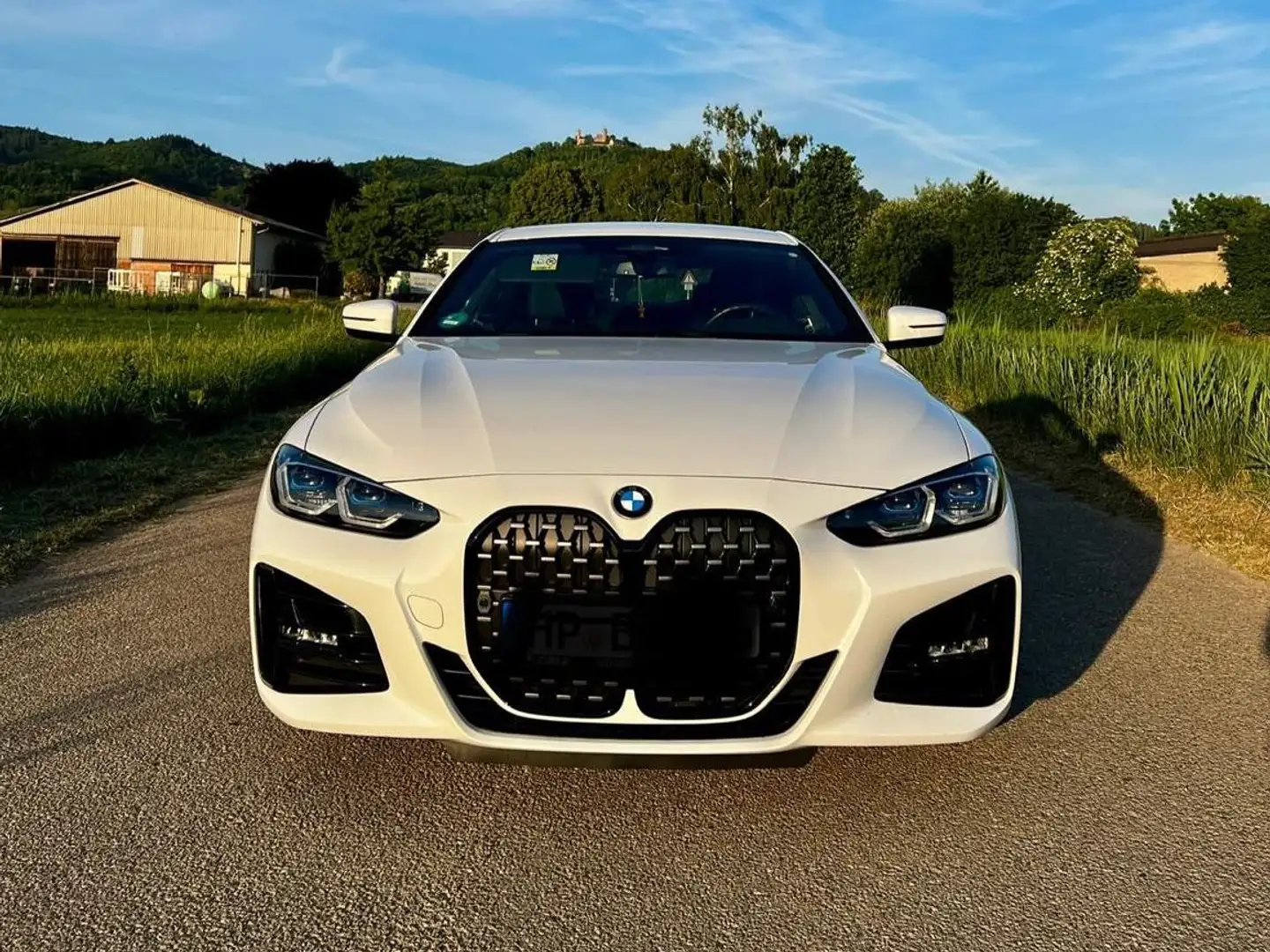 BMW 420 420d xDrive Coupe M Sport Blanc - 1