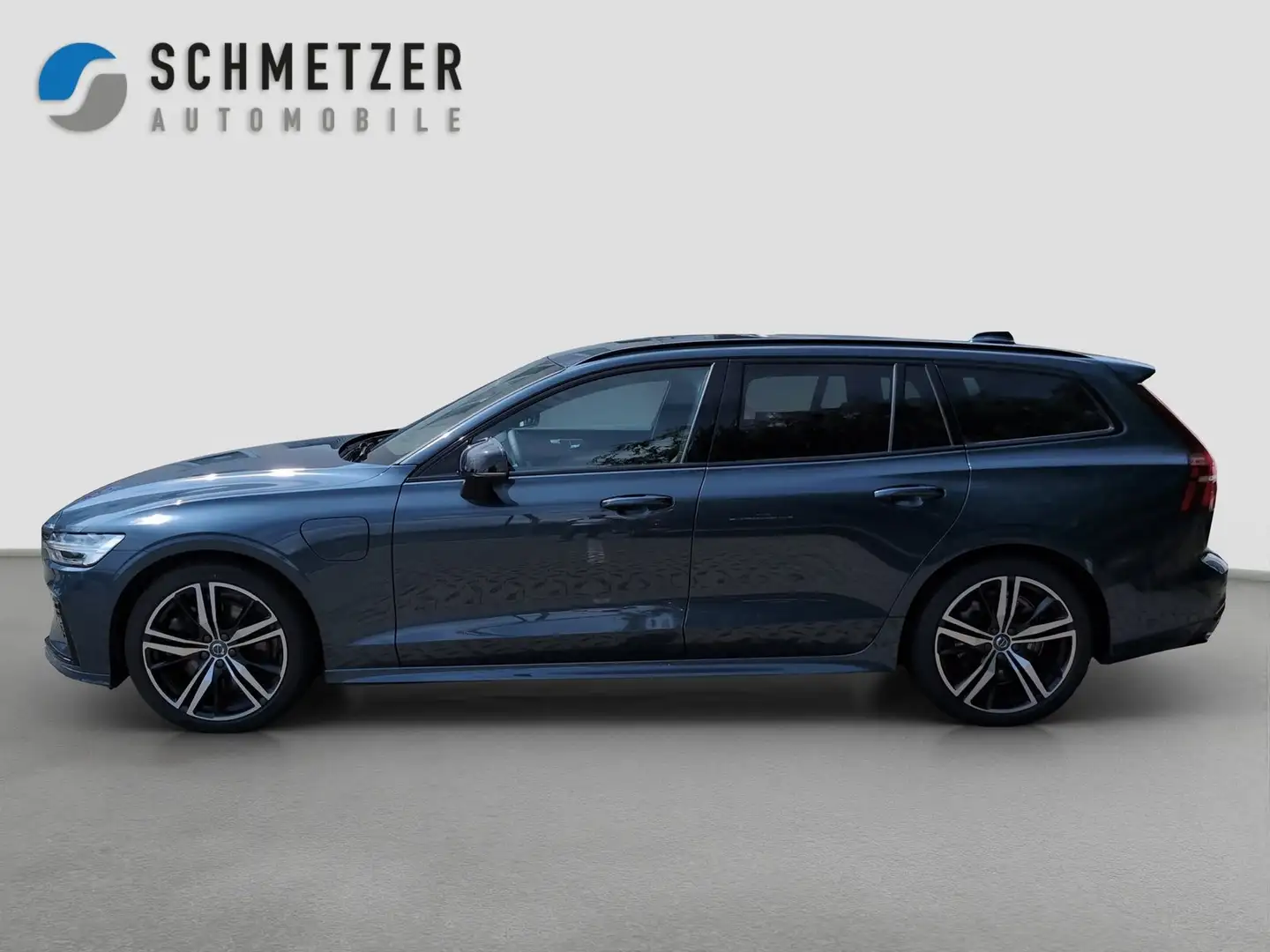 Volvo V60 +T6+Recharge+AWD+GT+PilotAss+AHKsemi+Standhzg Blau - 2