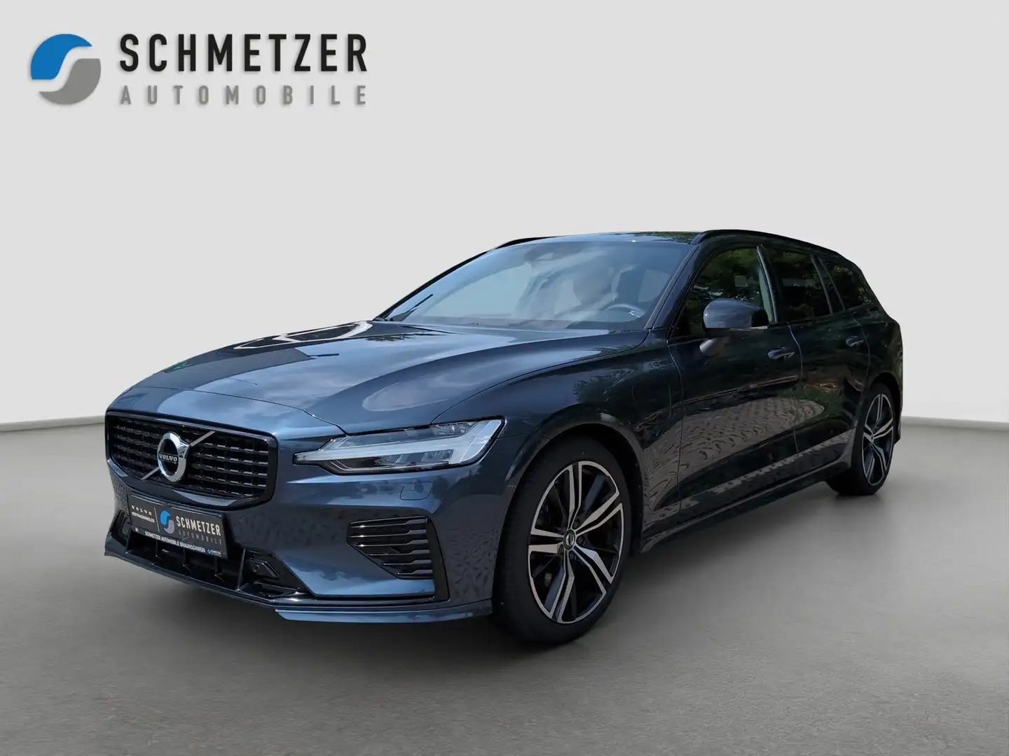 Volvo V60 +T6+Recharge+AWD+GT+PilotAss+AHKsemi+Standhzg Blau - 1