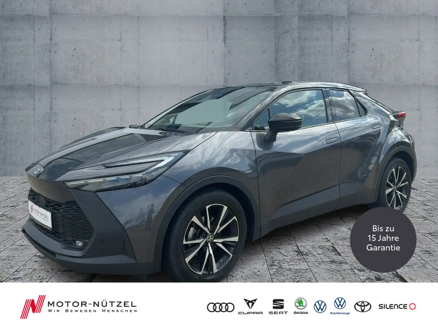 Toyota C-HR 1.8 Hybrid TEAM D LED+NAVI+ACC+RFK+SHZ+DAB Schwarz - 1