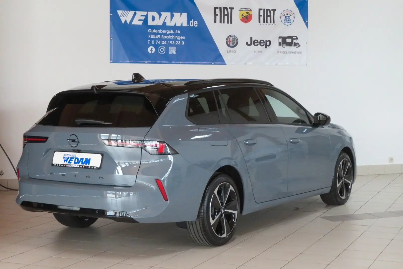 Opel Astra Sports Tourer GS 1.2 Turbo Automatik 130PS Gris - 2