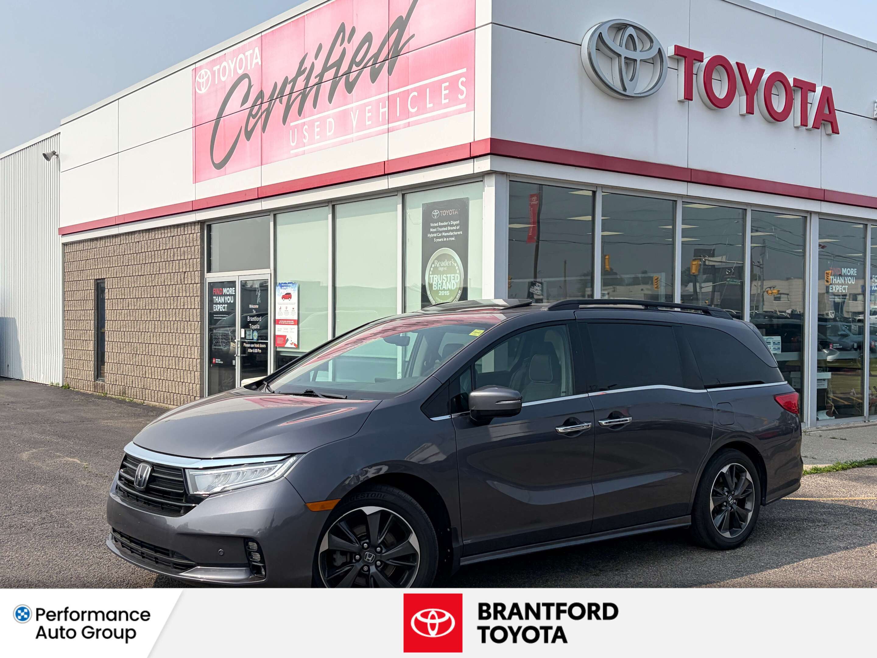 Gray 2024 Honda Odyssey Minivan Front-Wheel Drive Automatic