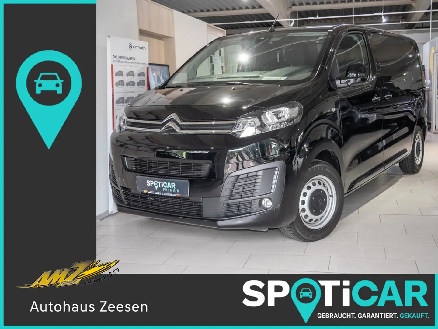 Citroen Jumpy M BlueHDi 180 Driver  KEYLESS NAVI PDC Noir - 1