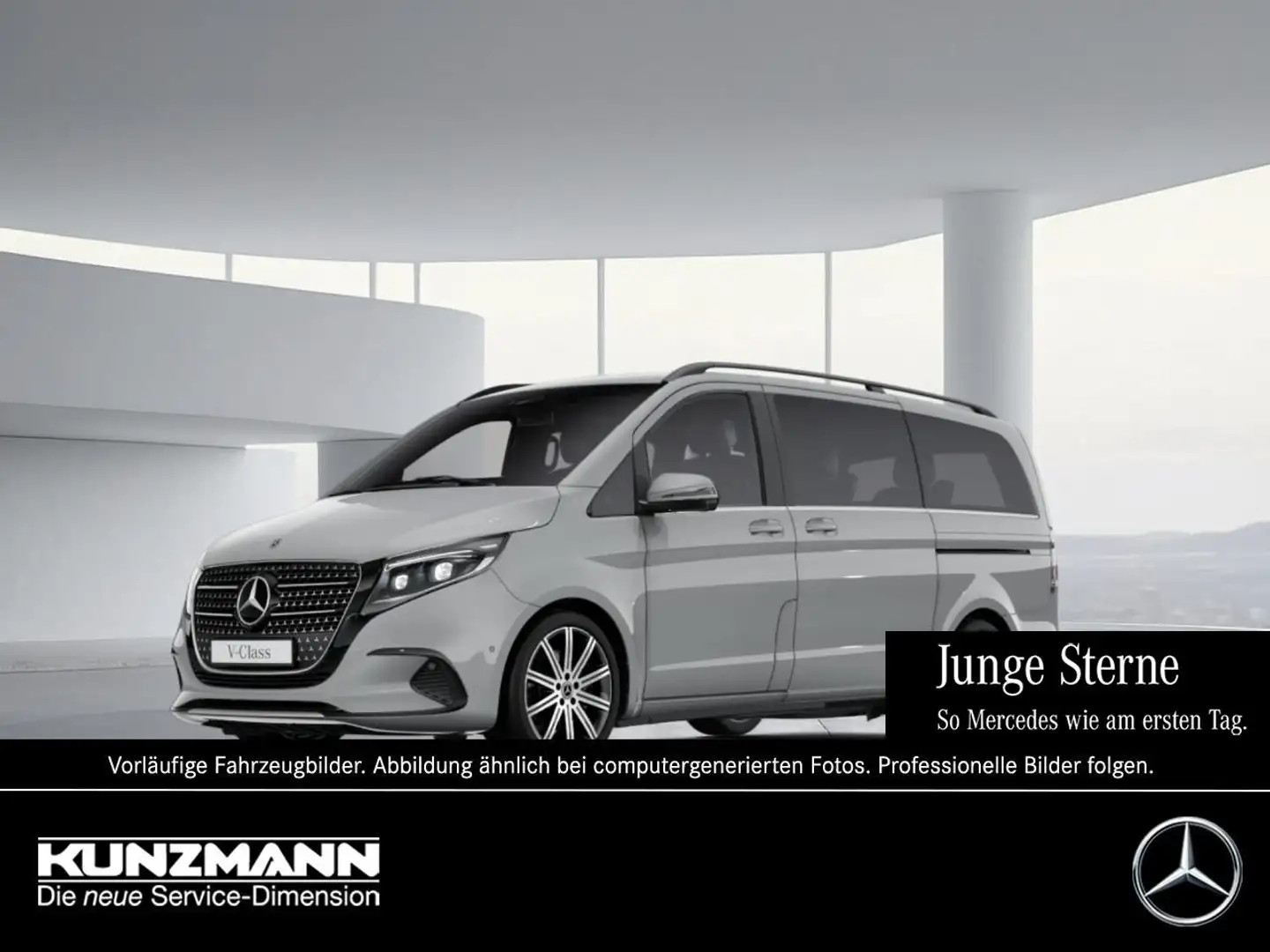 Mercedes-Benz V 300 d 4M AVANTGARDE Lang Distronic Airmatic AHK Grau - 1