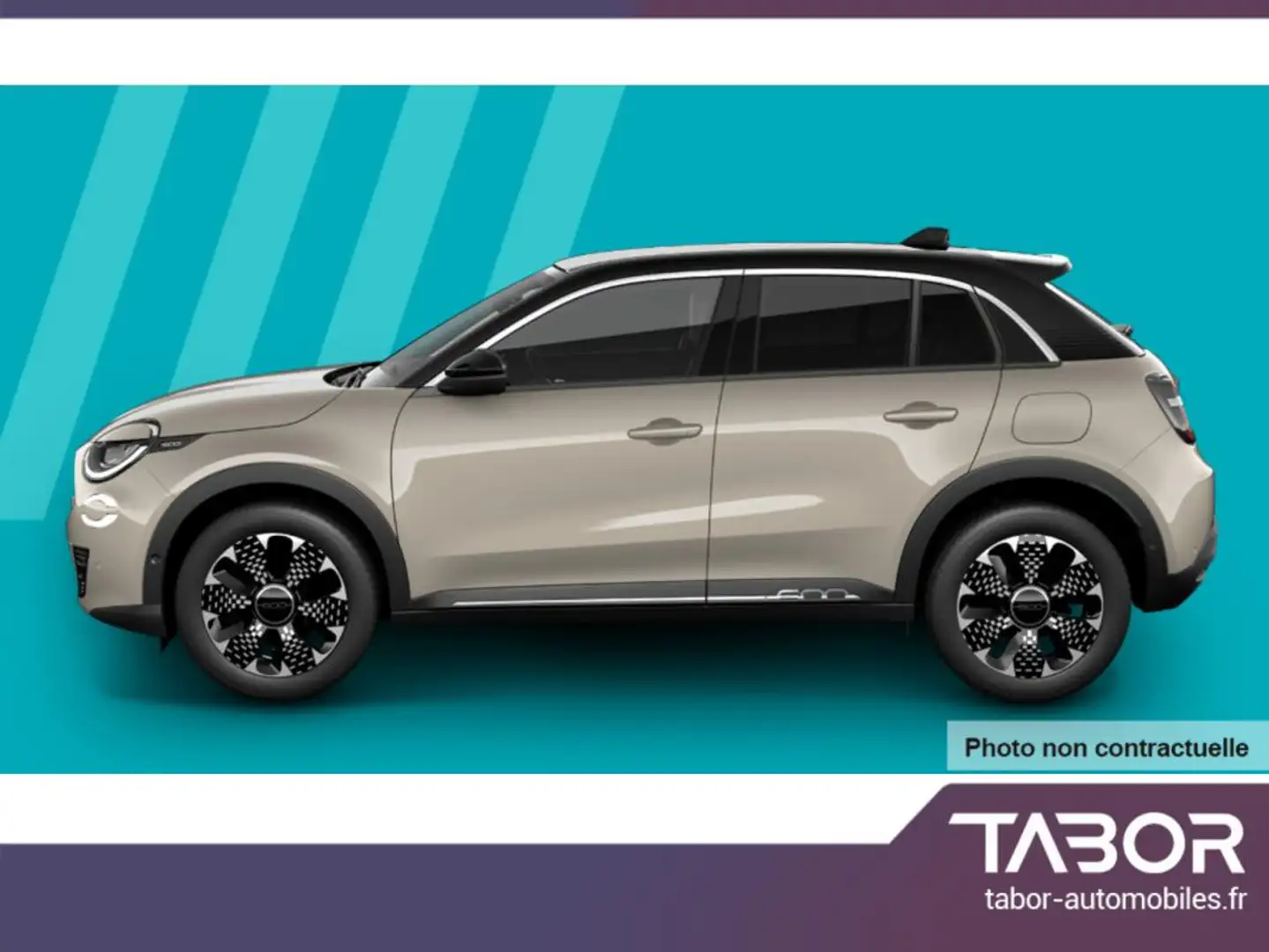 Fiat 600 MHEV 110 DCT La Prima LED GPS Cam ADML Beige - 2