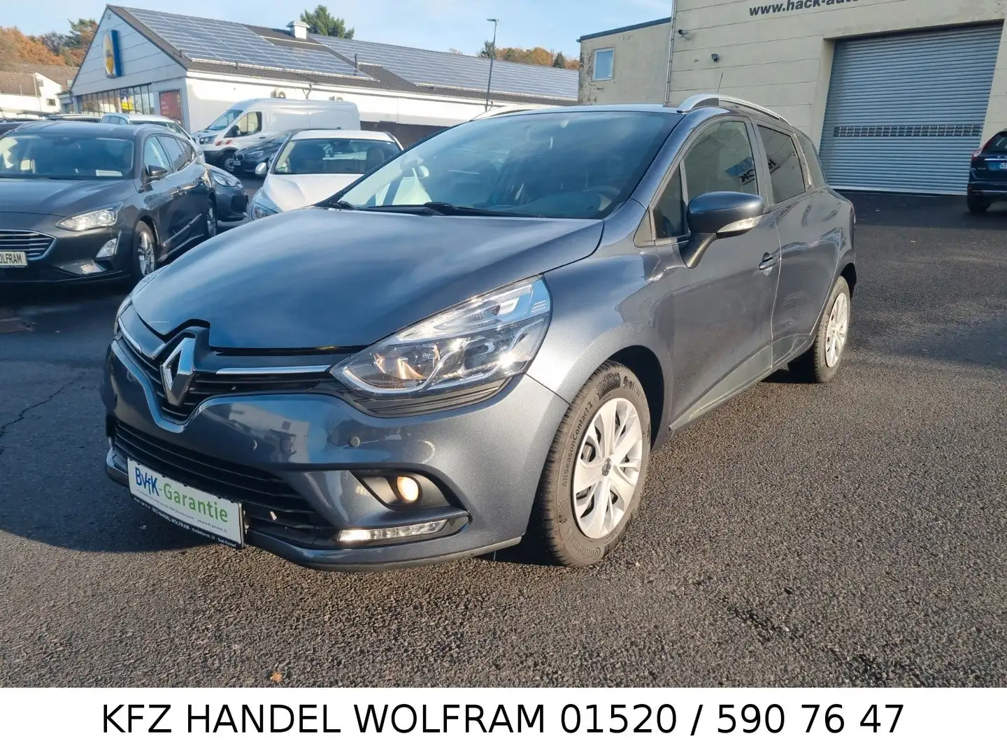 Renault Clio IV 1.5 dCi 90 NUR 1 Halter, NUR 76.000KM Grau - 1