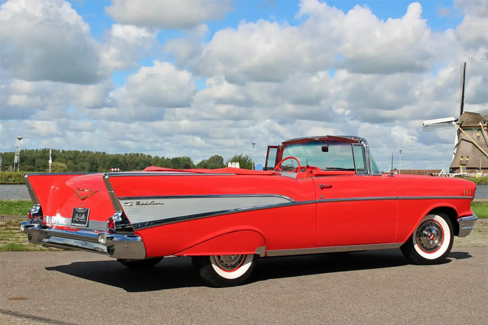 Chevrolet Bel Air Convertible 1957 Rood - 2
