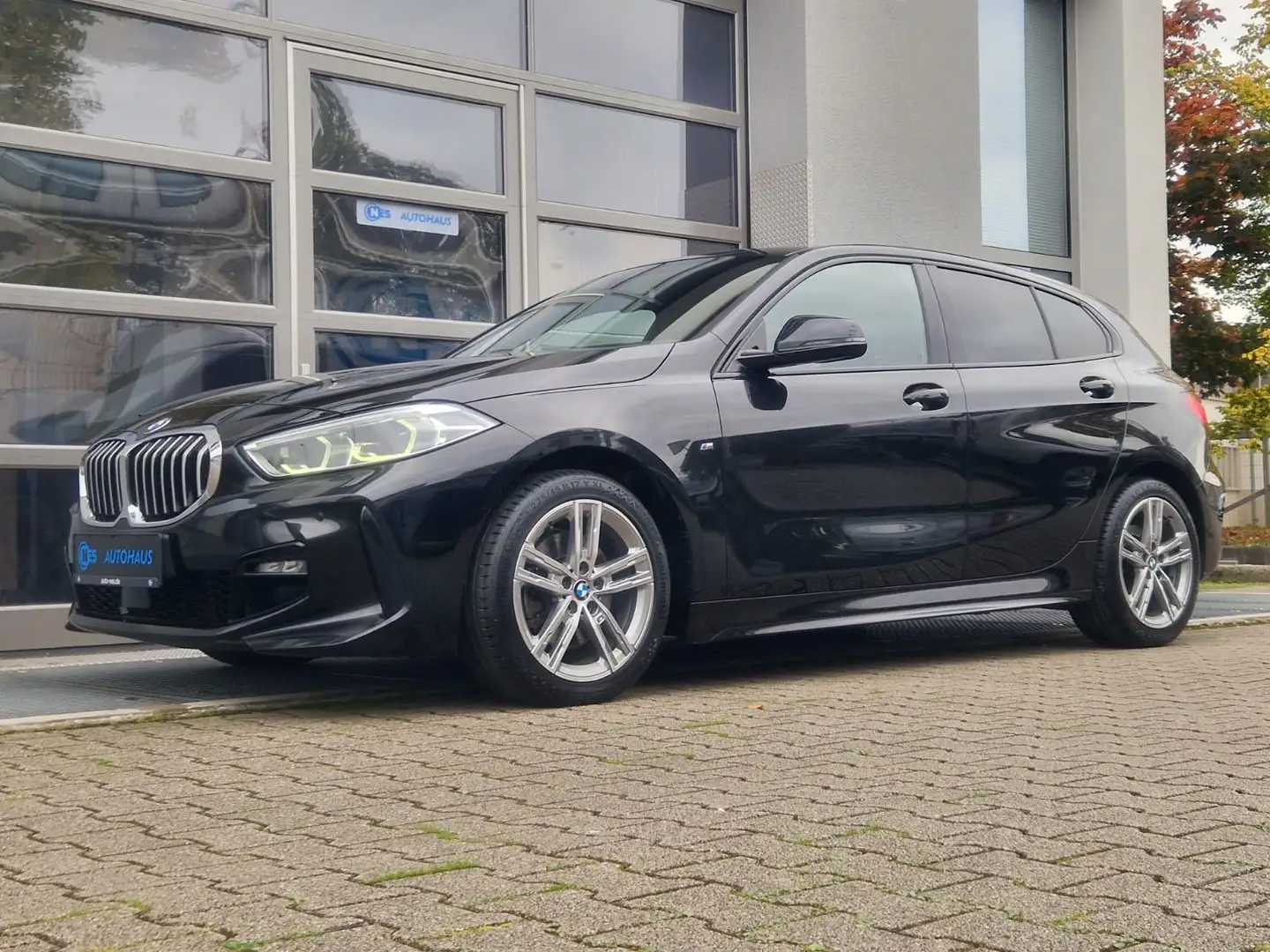 BMW 118 dA ACC*M SPORT*HEAD UP*AD LED*HiFi*NAVI PROF* Noir - 1