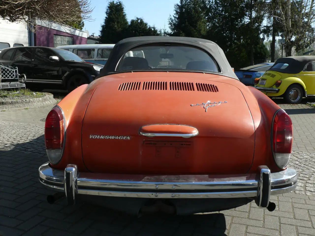 Volkswagen Karmann Ghia Cabriolet 1600 Typ 14 ungeschweißt gut, foto 9