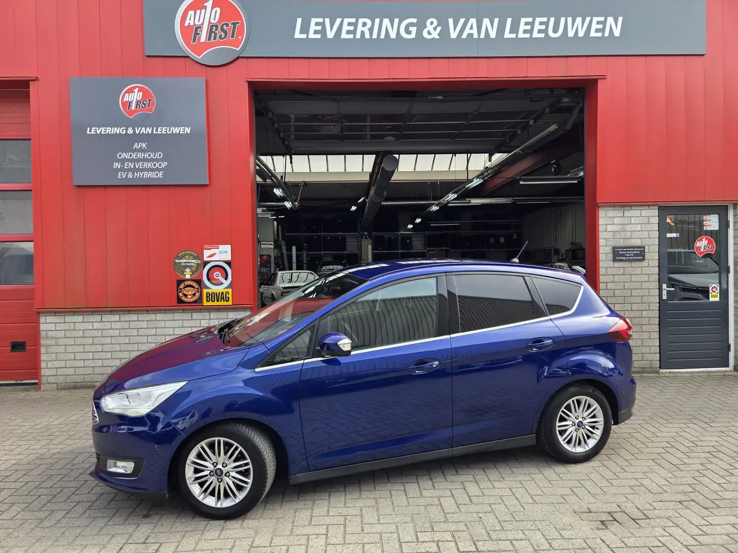 Ford C-Max 1.0 Titanium Navigatie/ Parkeersensoren V+A/ Cruis Blu/Azzurro - 1