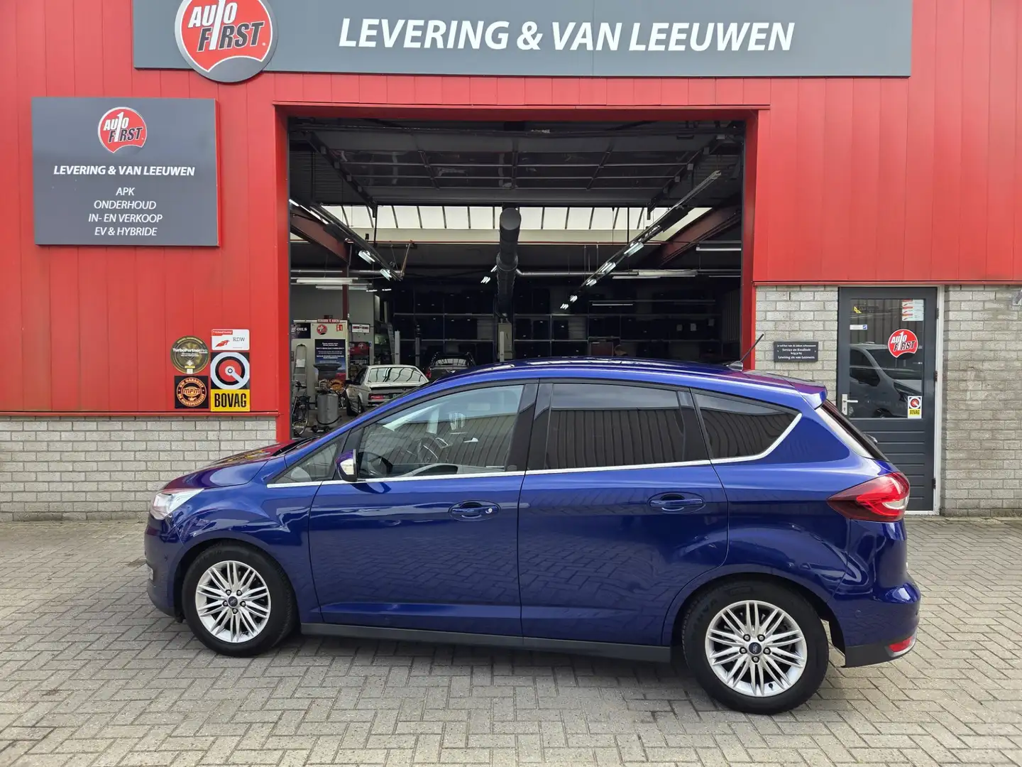 Ford C-Max 1.0 Titanium Navigatie/ Parkeersensoren V+A/ Cruis Blu/Azzurro - 2