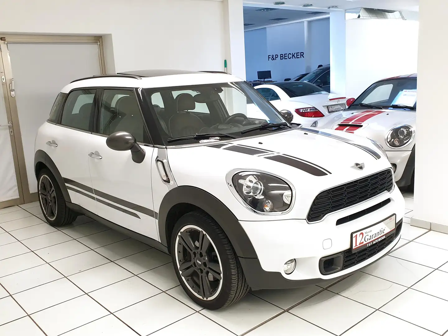 MINI Cooper SD Countryman Leder Navi BiXenon Pano H/K SHZ PDC Blanco - 2