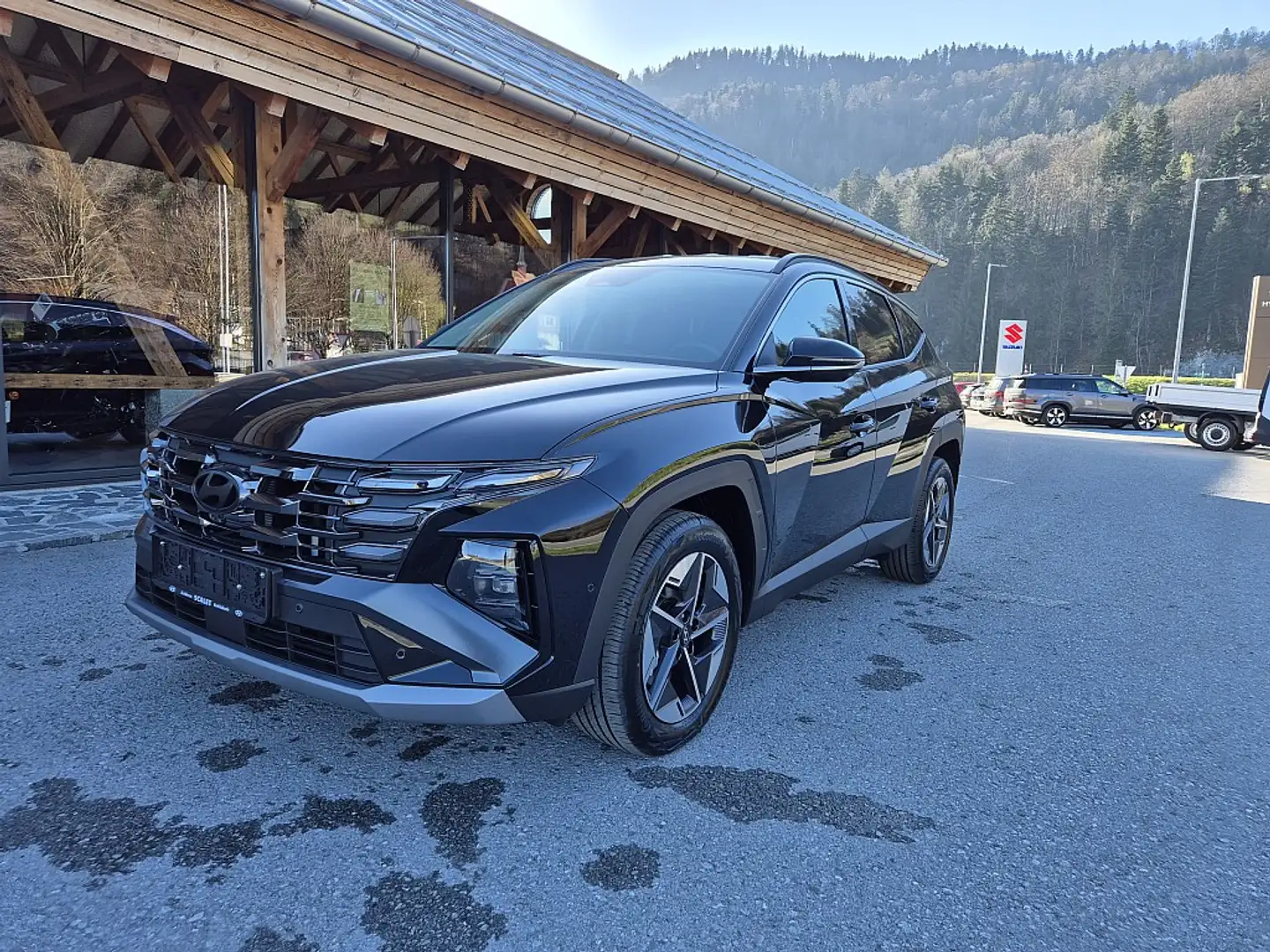 Hyundai TUCSON Tucson 1,6 T-GDI 48V 4WD Go! Plus DCT Schwarz - 1