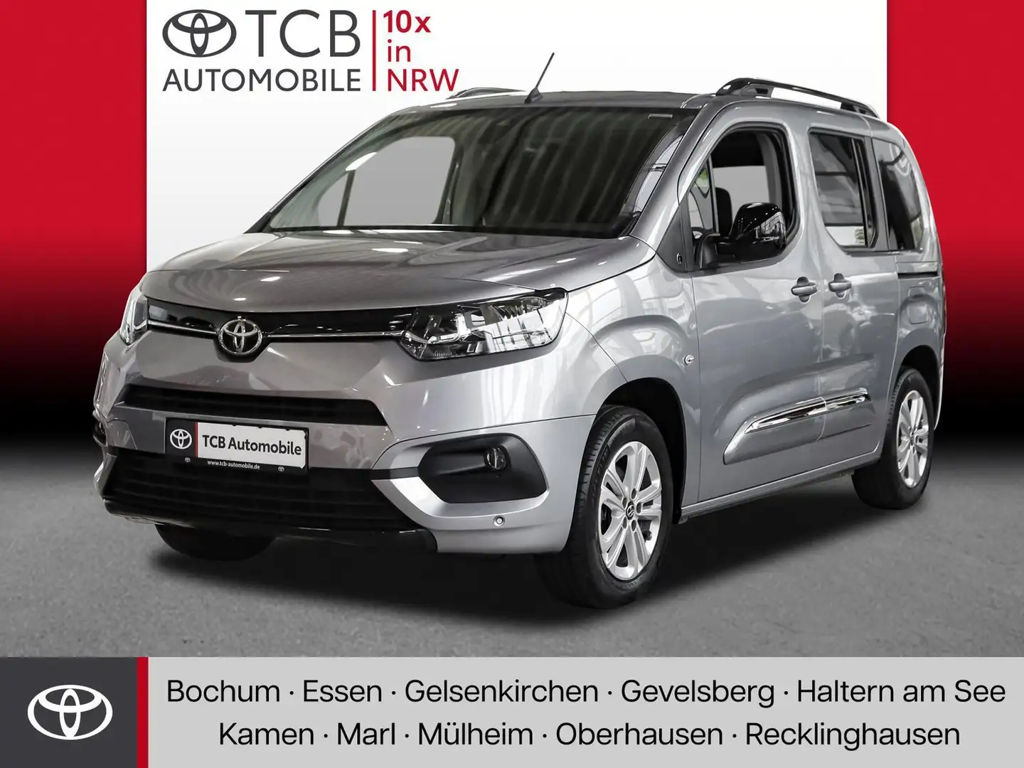 Toyota Proace City Verso 1.2 L1 Team D S/S PDC KLIMA BT Stříbrná - 1
