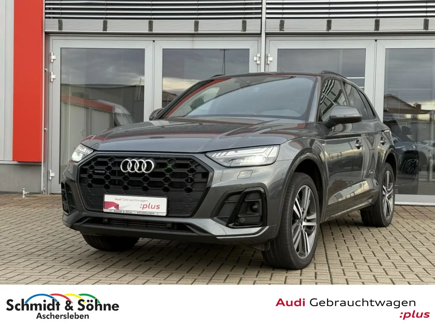 Audi Q5 55 2.0 TFSI e quattro S line MATRIX, HEAD,AHK Grau - 1
