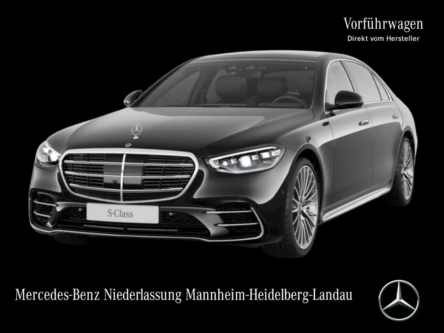 Mercedes-Benz S 450 d L 4M AMG+PANO+DIGITAL-L+BURMESTER3D+STHZG Noir - 1