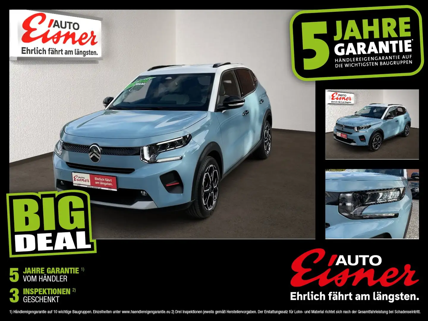 Citroen C3 MAX 1.2 Max Turbo HUD Kam. KlimaA LED Navi Blau - 1