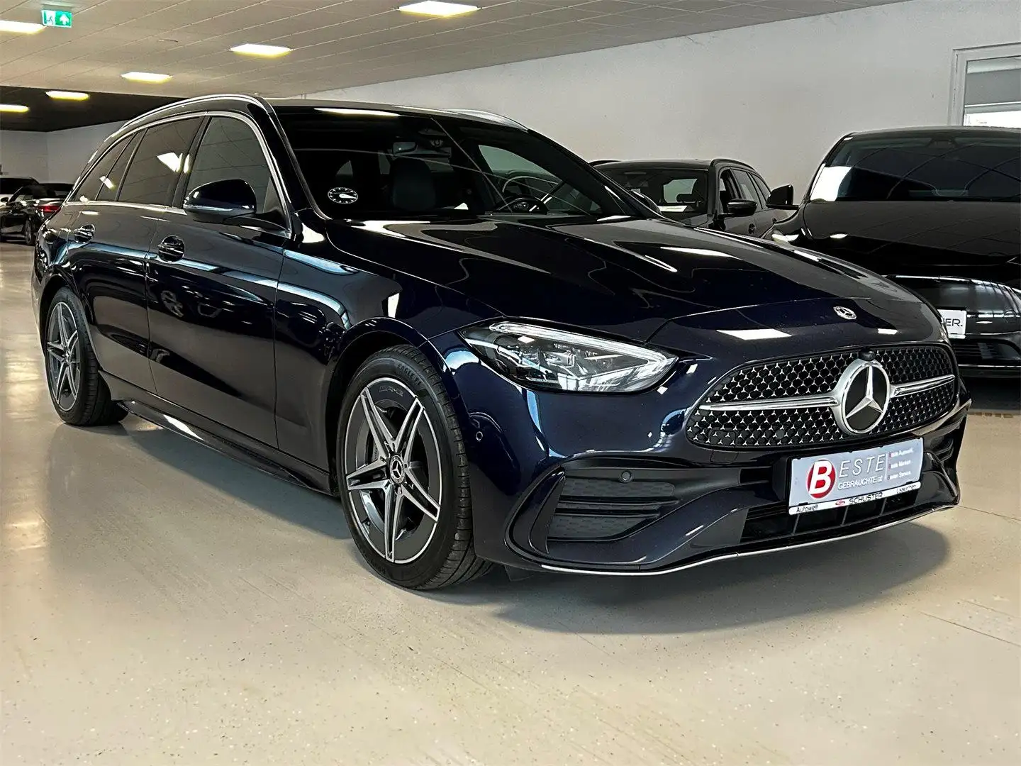 Mercedes-Benz C 220 d T **AMG, KAMERA, AHK, ACC** Blau - 1