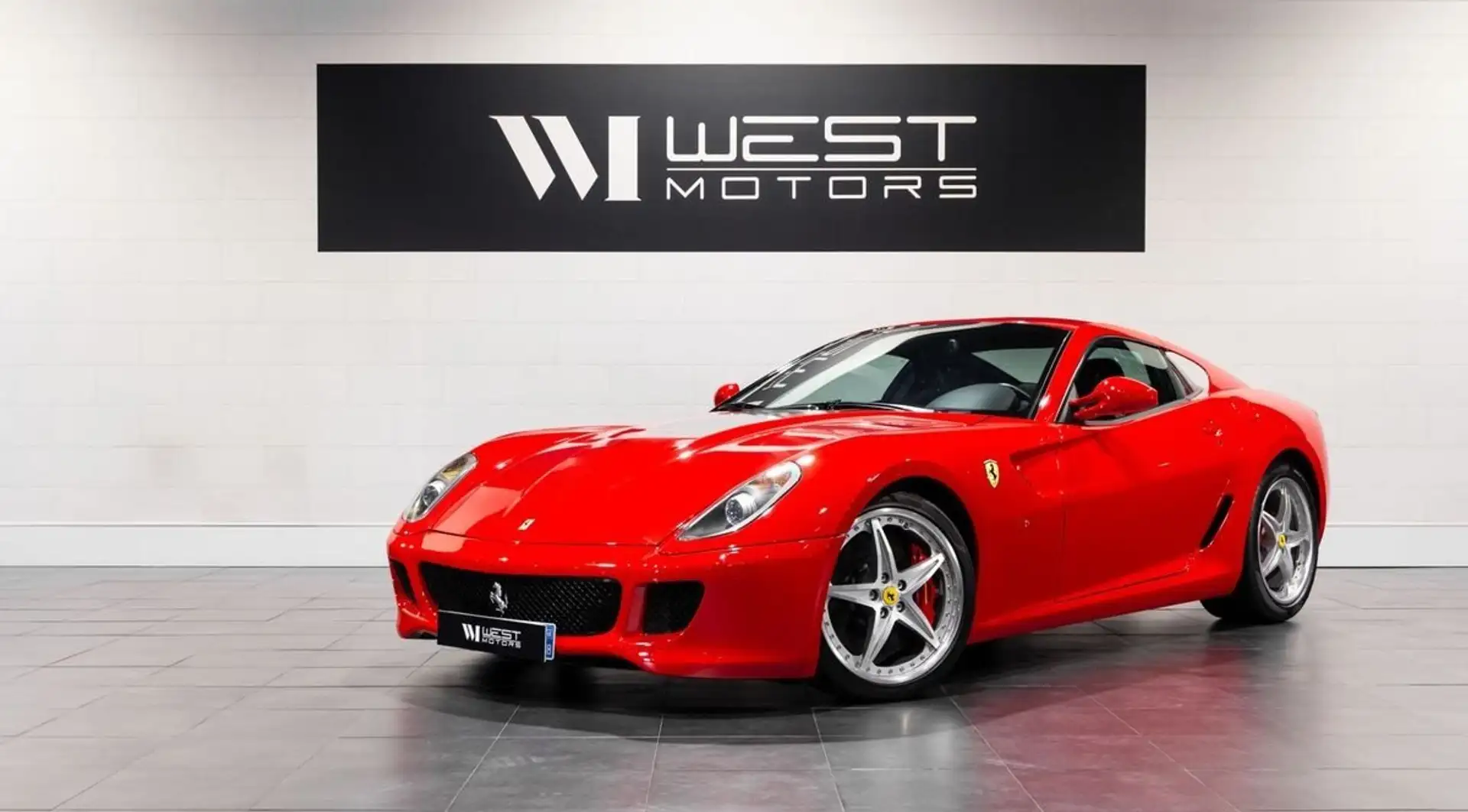 Ferrari 599 V12 620 F1 Pack HGTE Immat France Baquets Carbone Volant surpiqures Rot - 1