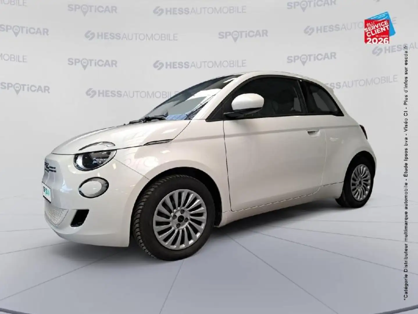 Fiat 500e e 95ch Action Blanc - 1