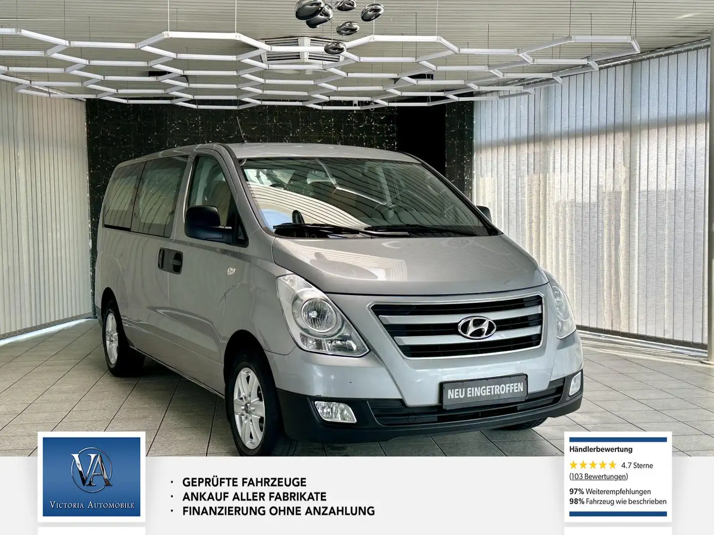 Hyundai H-1 Kasten L. 1 Hand, Leder, Sitzheizung, R+L Schiebet Grau - 2