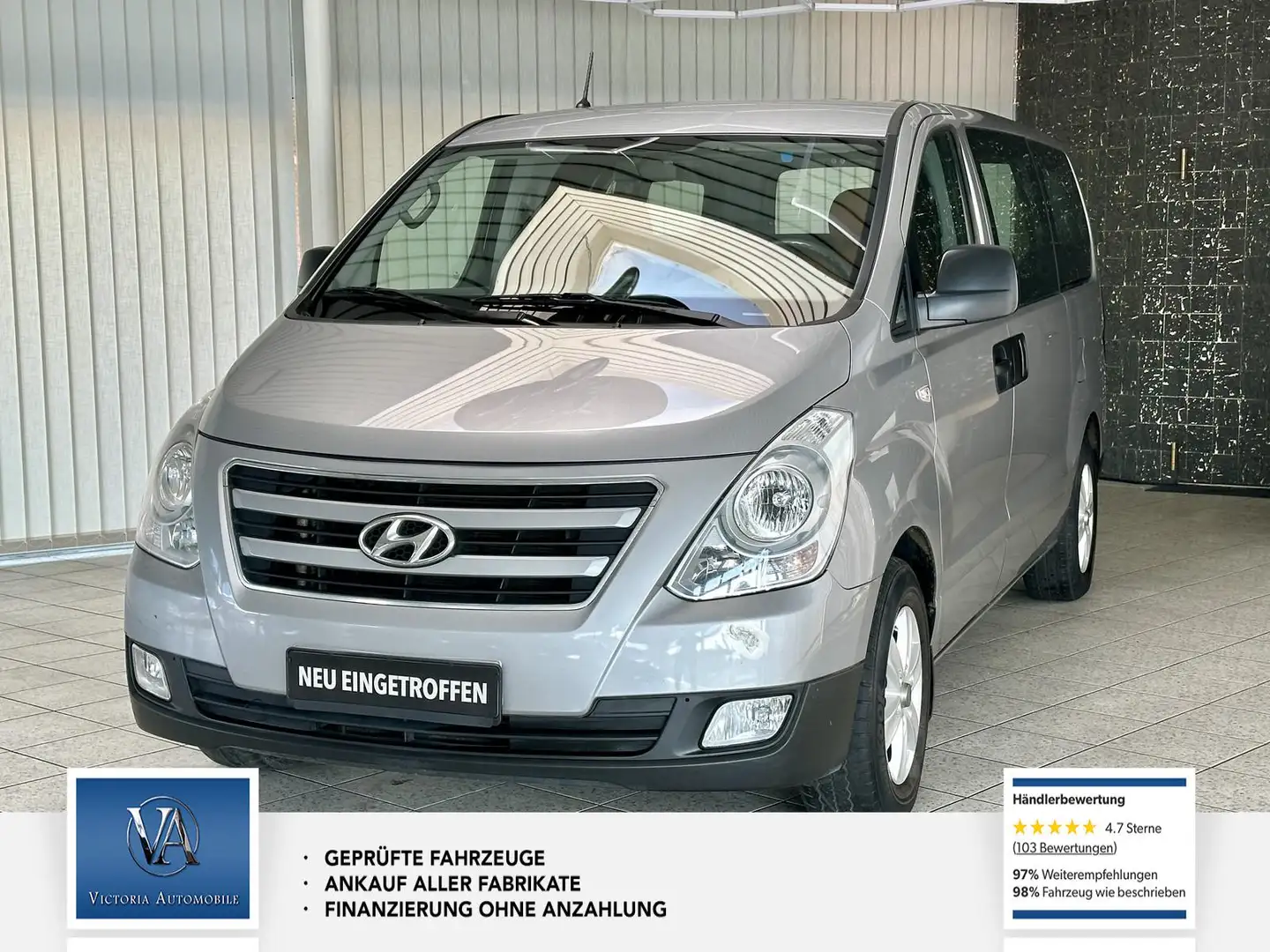 Hyundai H-1 Kasten L. 1 Hand, Leder, Sitzheizung, R+L Schiebet Grau - 1