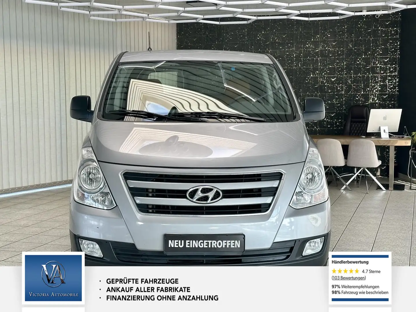 Hyundai H-1 Kasten L. 1 Hand, Leder, Sitzheizung, R+L Schiebet Сірий - 2