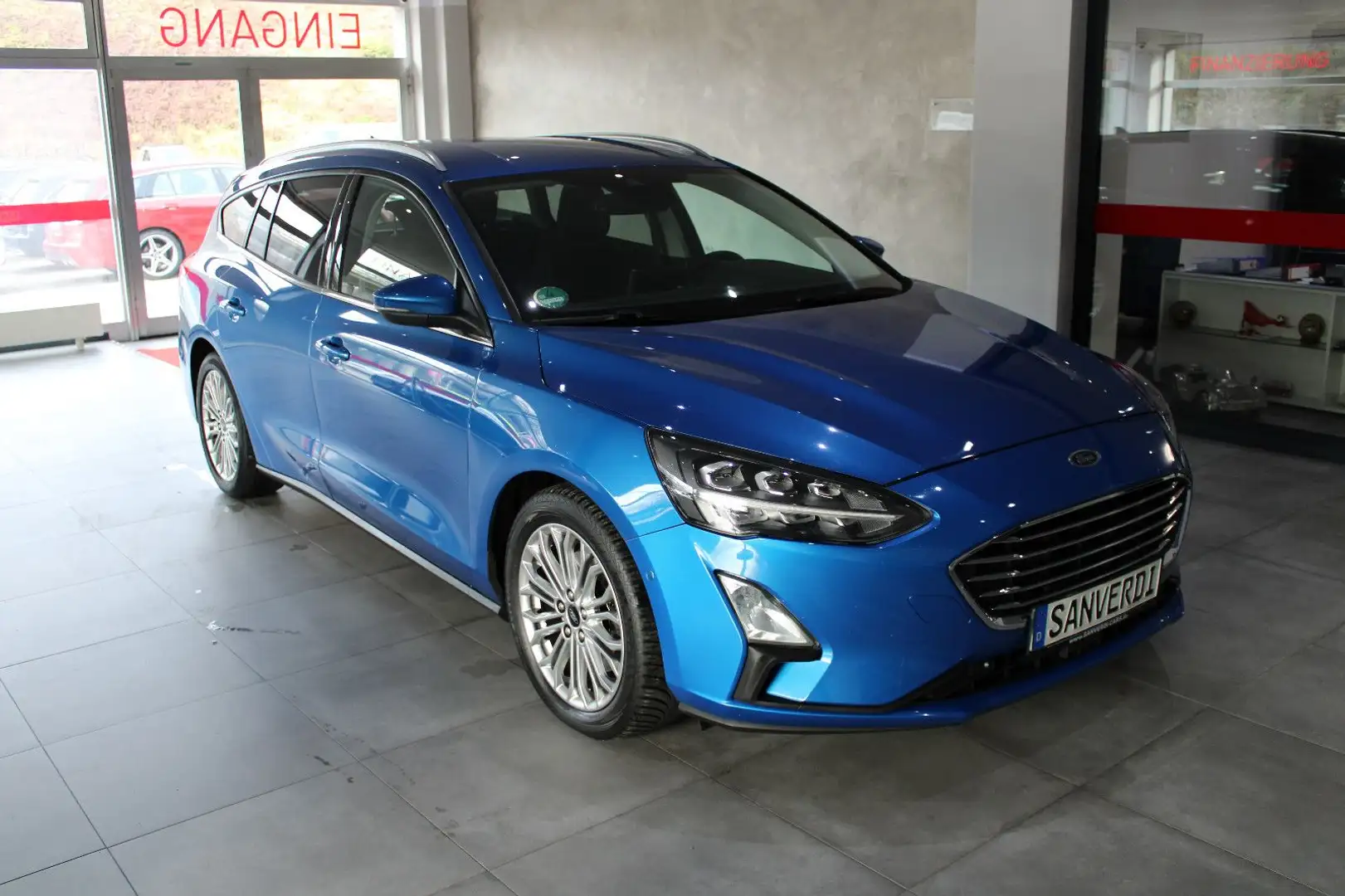 Ford Focus 2,0 EcoBlue TITANIUM X NAVI LED RFK EURO 6 Bleu - 2